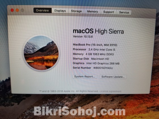 Macbook pro 15.4